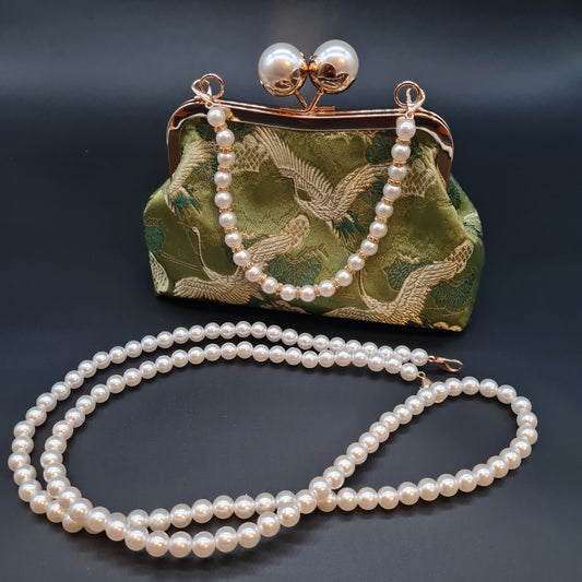 Handtasche Vintage Pearl