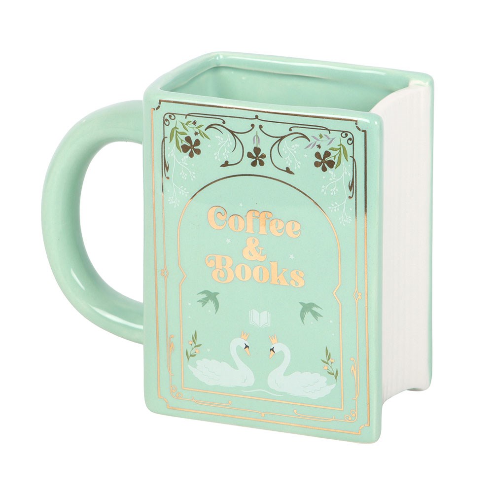 Tasse in Buchform "Coffee & Books"