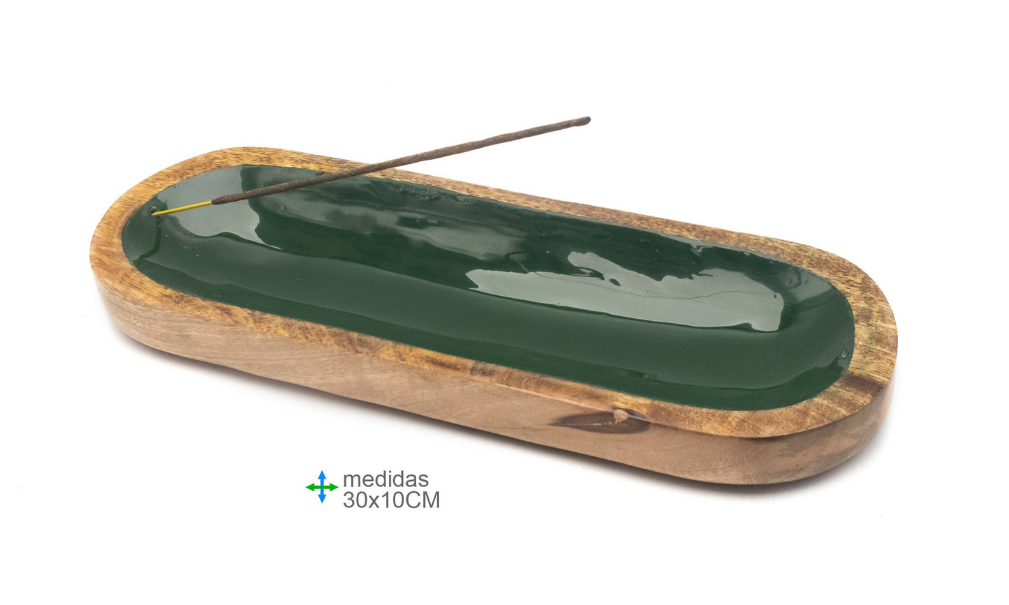 Räucherstäbchenhalter "Madeira" Holz groß