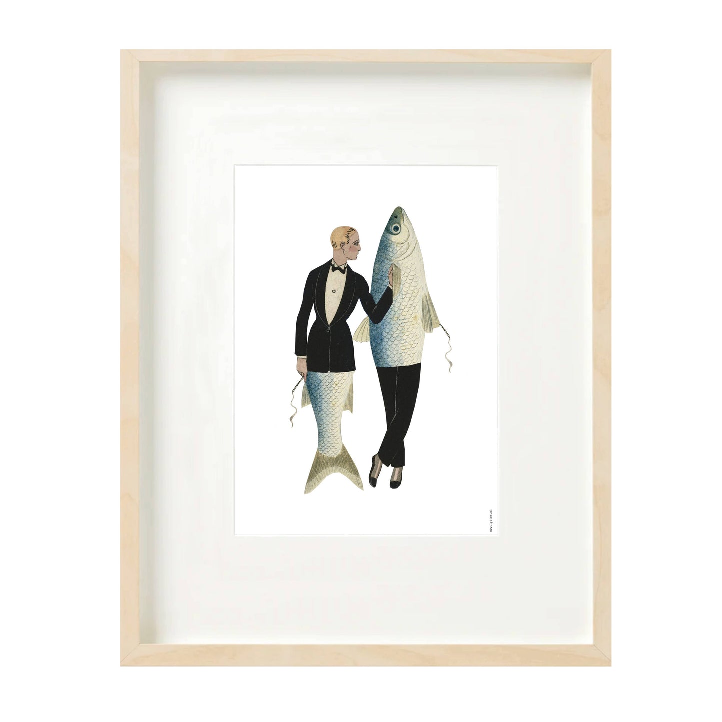 Vintage Druckcollage (A4), Kunstdruck