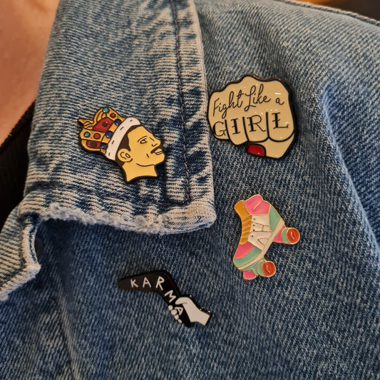 Pin Fight like a girl