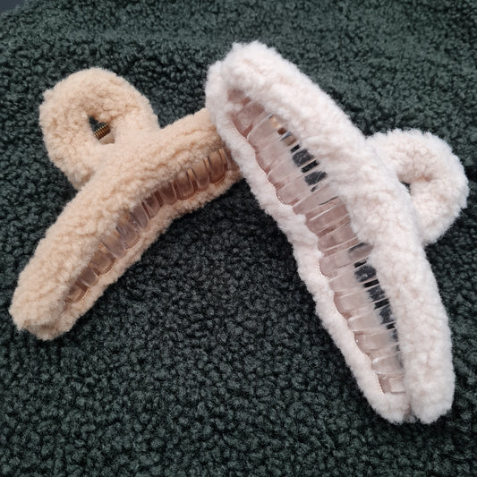 Flauschige Teddy Haarspange