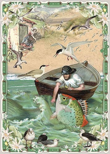 Postkarte #29 - Vom Fischer und seiner Frau