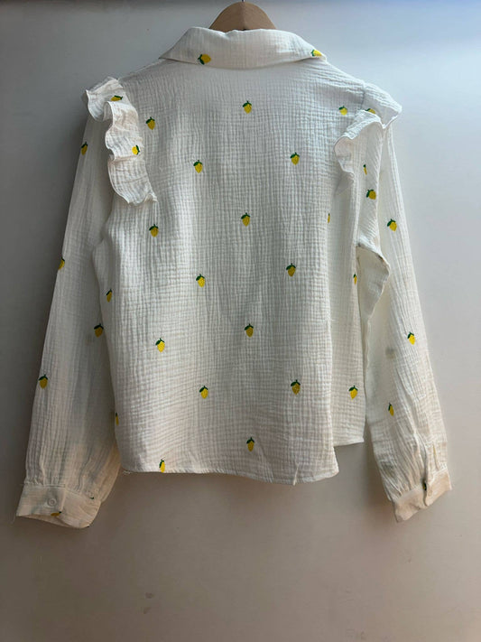 Baumwollhemd Zitrone