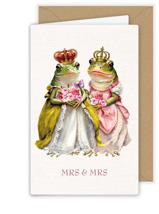 Grußkarte klein - Wedding Mrs & Mrs