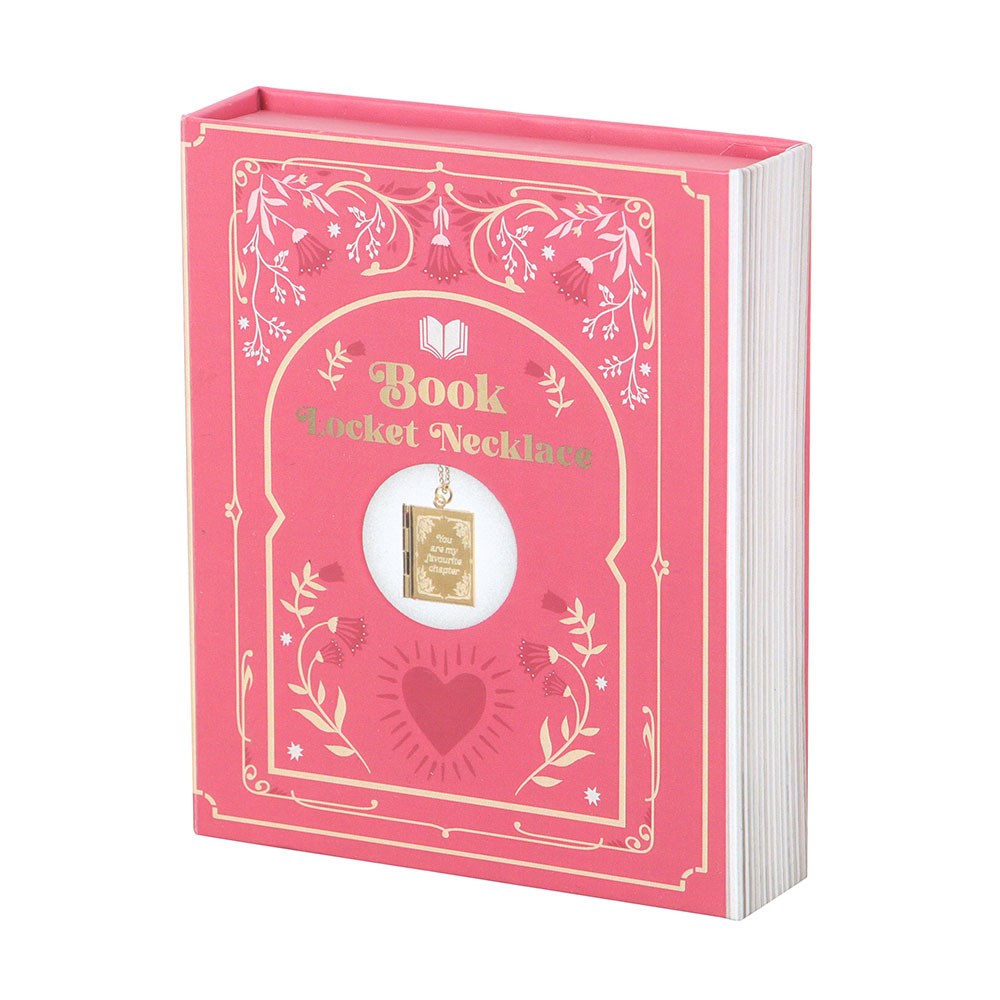 Kette Buch-Medaillon