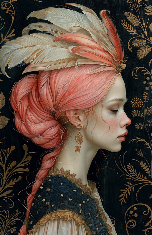 Postkarte #30 - Hatter Ladies: Yara