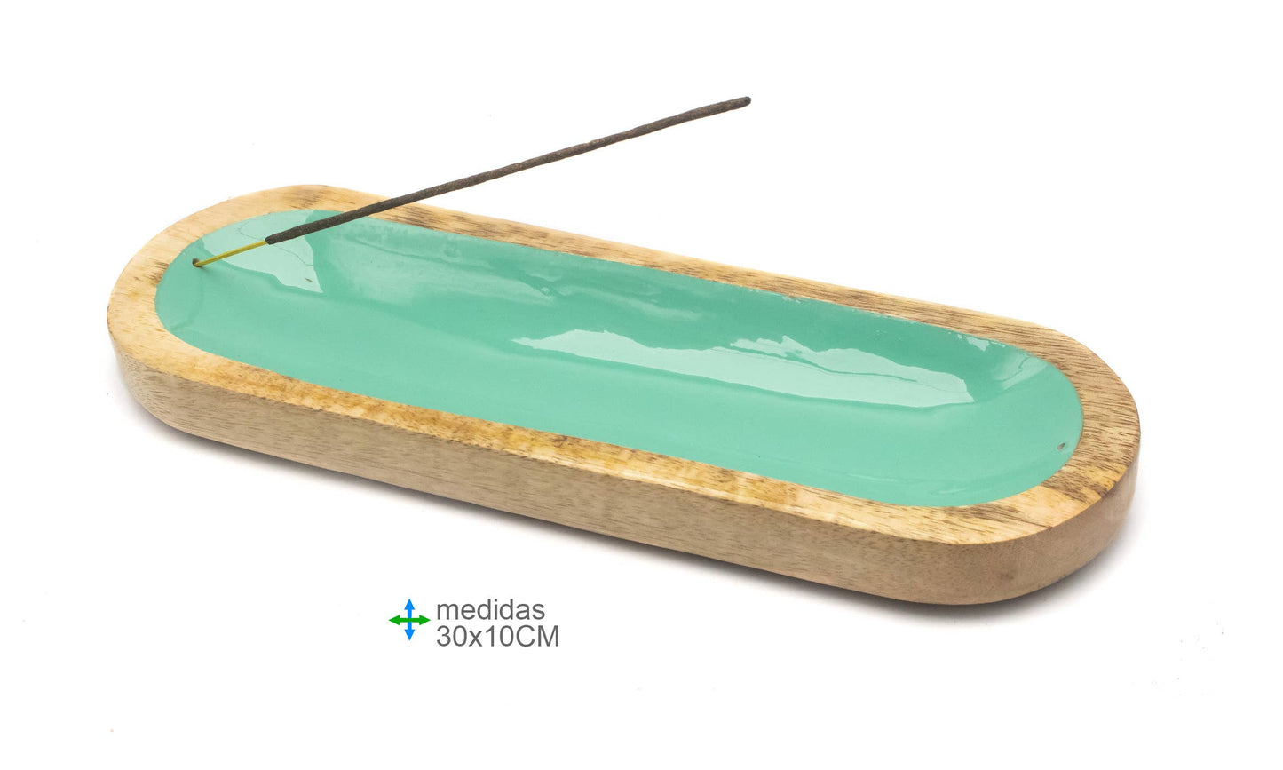 Räucherstäbchenhalter "Madeira" Holz groß