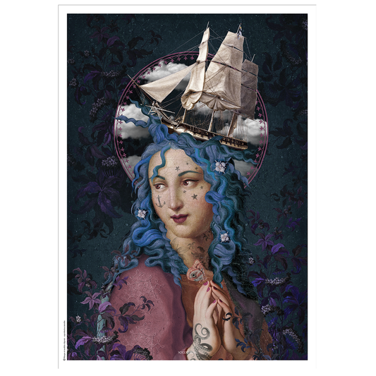 Plakat von Voglio Bene A4 - Heiliger Sturm