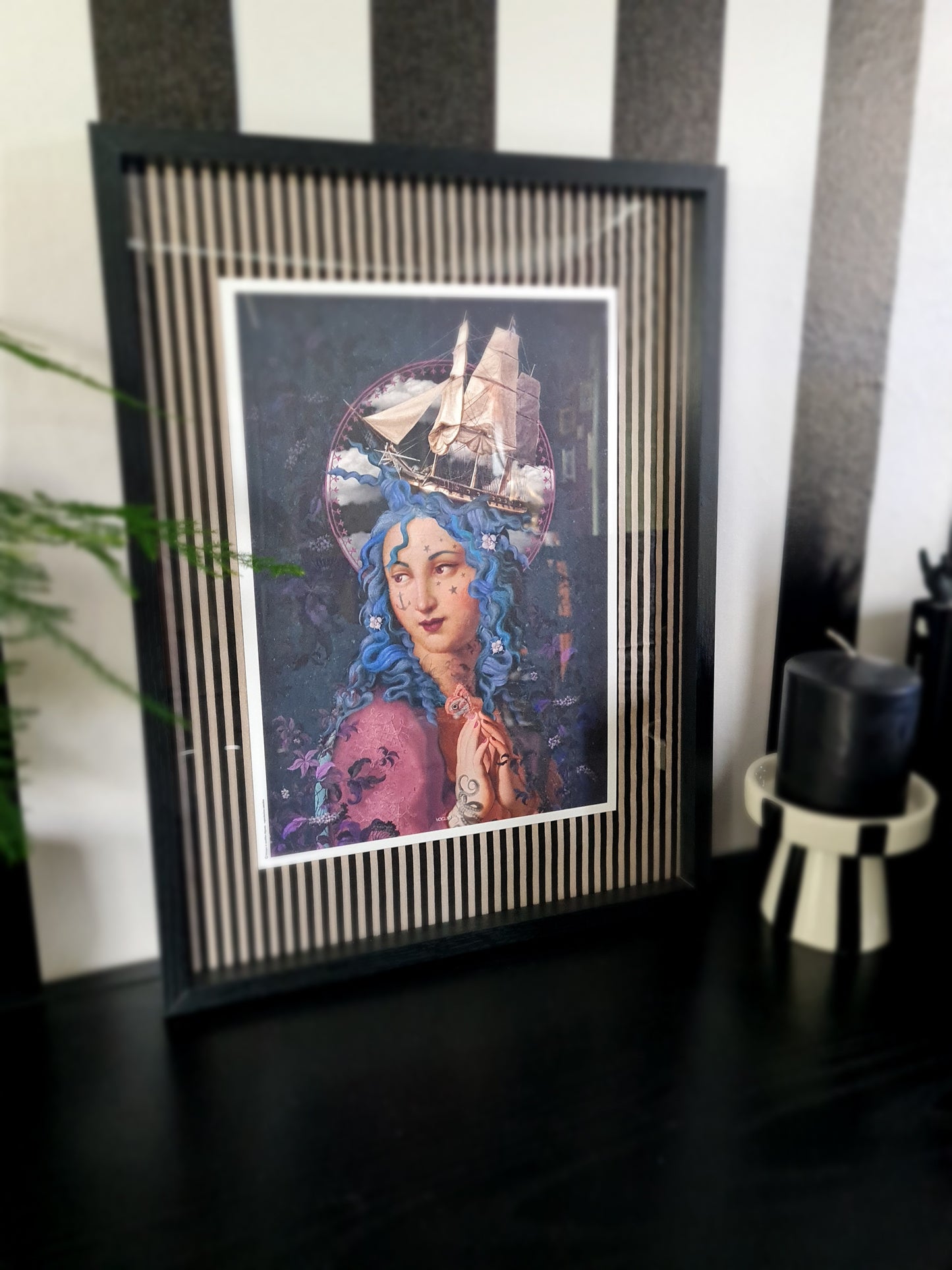 Plakat von Voglio Bene A4 - Heiliger Sturm
