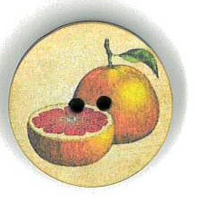 Knopf Vintage Orange, 15 mm