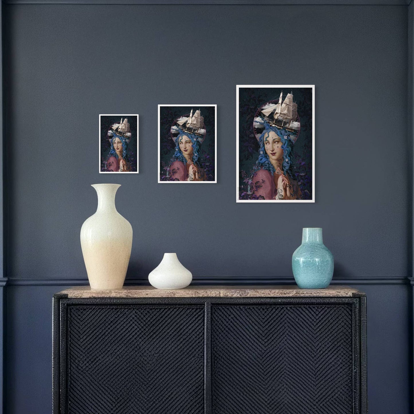 Plakat von Voglio Bene A4 - Heiliger Sturm