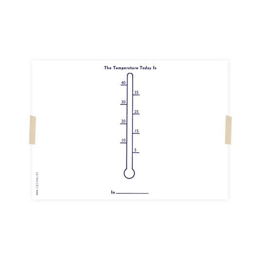 Postkarte #19 - Schwimmende Fische mit Badehosen