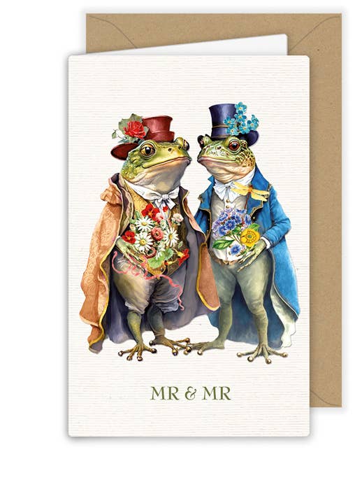 Grußkarte klein - Wedding Mr & Mr