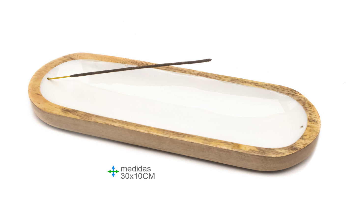 Räucherstäbchenhalter "Madeira" Holz groß