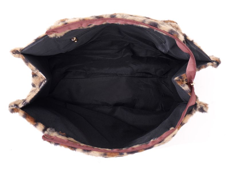 Shopper Fluffy Leopard