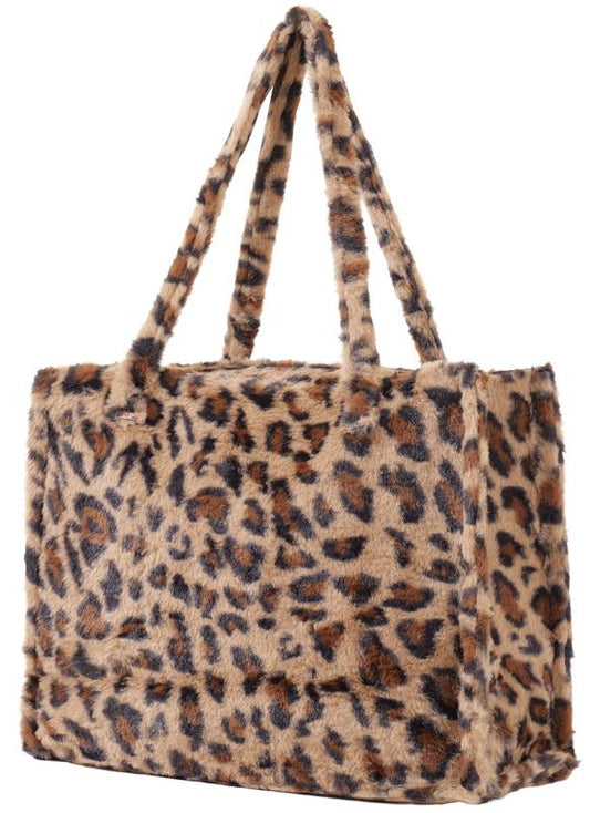 Shopper Fluffy Leopard