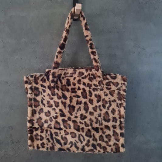 Shopper Fluffy Leopard
