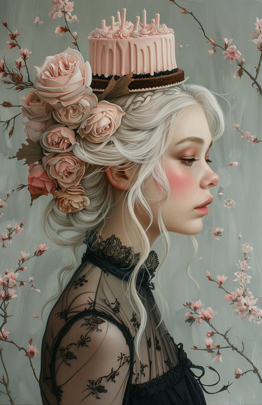 Postkarte #32 - Hatter Ladies: Chloe