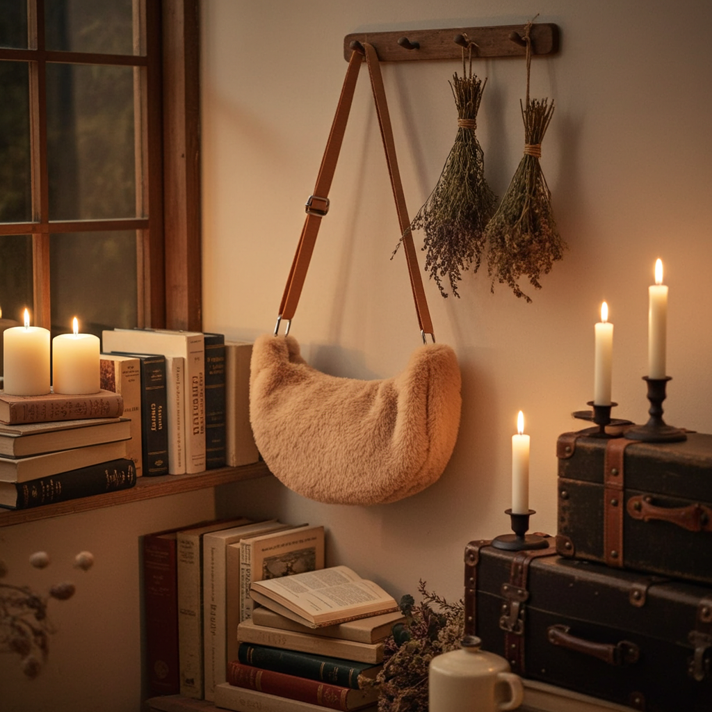 Flauschige Teddytasche