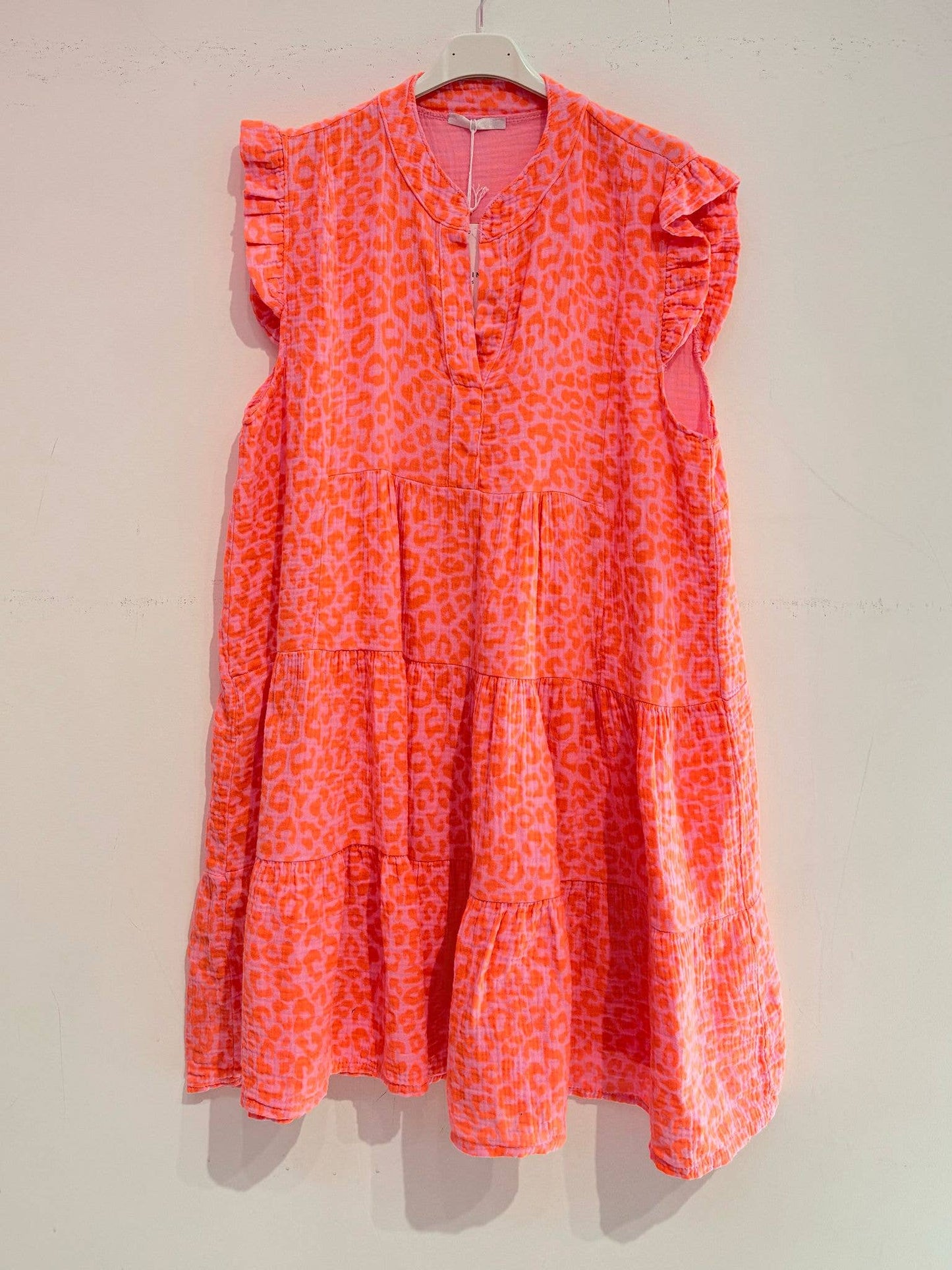 Kleid WILD LEO aus Baumwollgaze