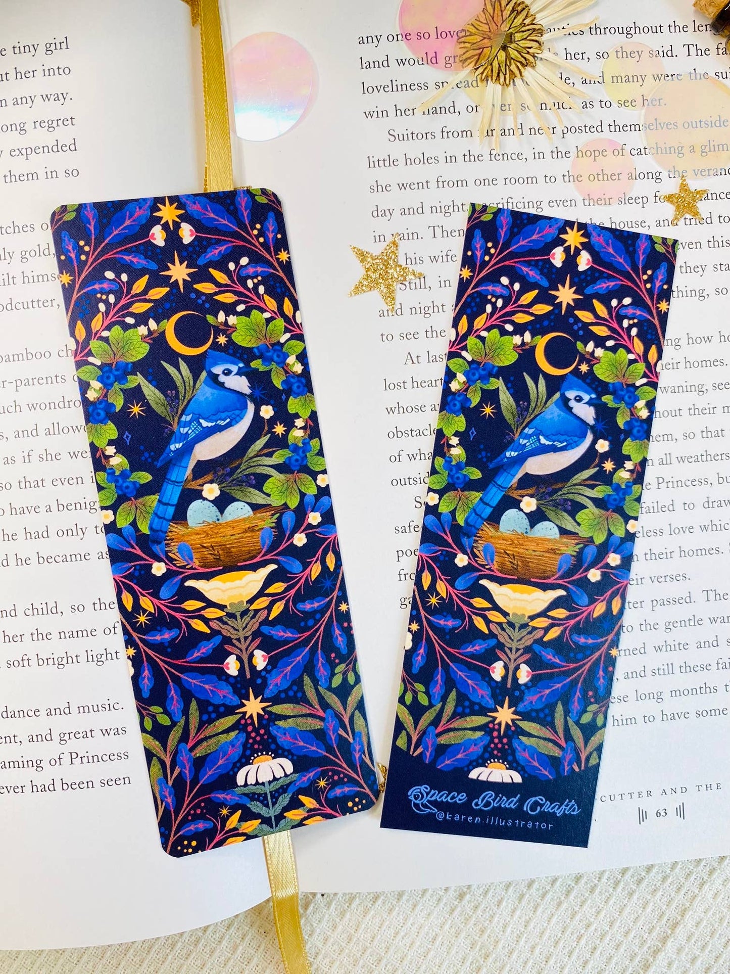 Lesezeichen Blue Jay Bird