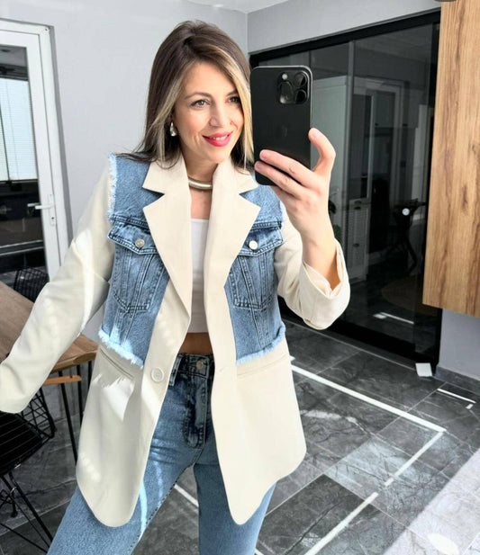 Blazerjacke mit Jeans