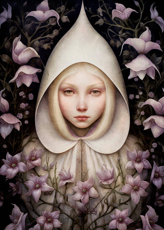 Postkarte #41 - Madonna's Flower: Mistyrose