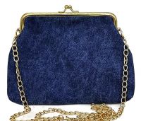 Clutch / Umhängetasche blau