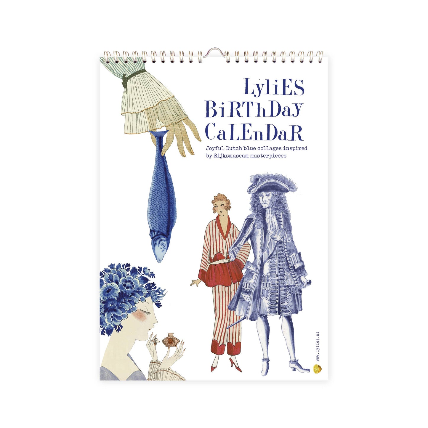 Vintage Geburtstagskalender A4