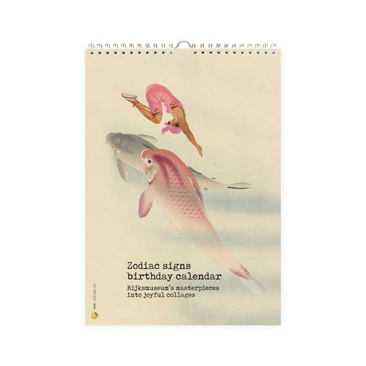 Vintage Geburtstagskalender A4