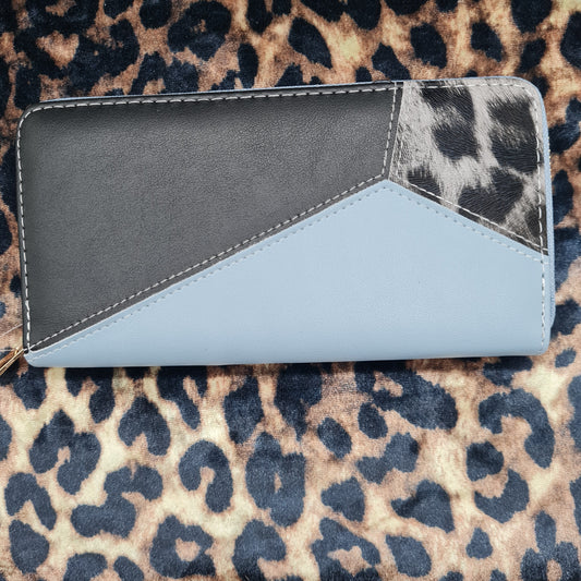 Geldbörse Leopard blue