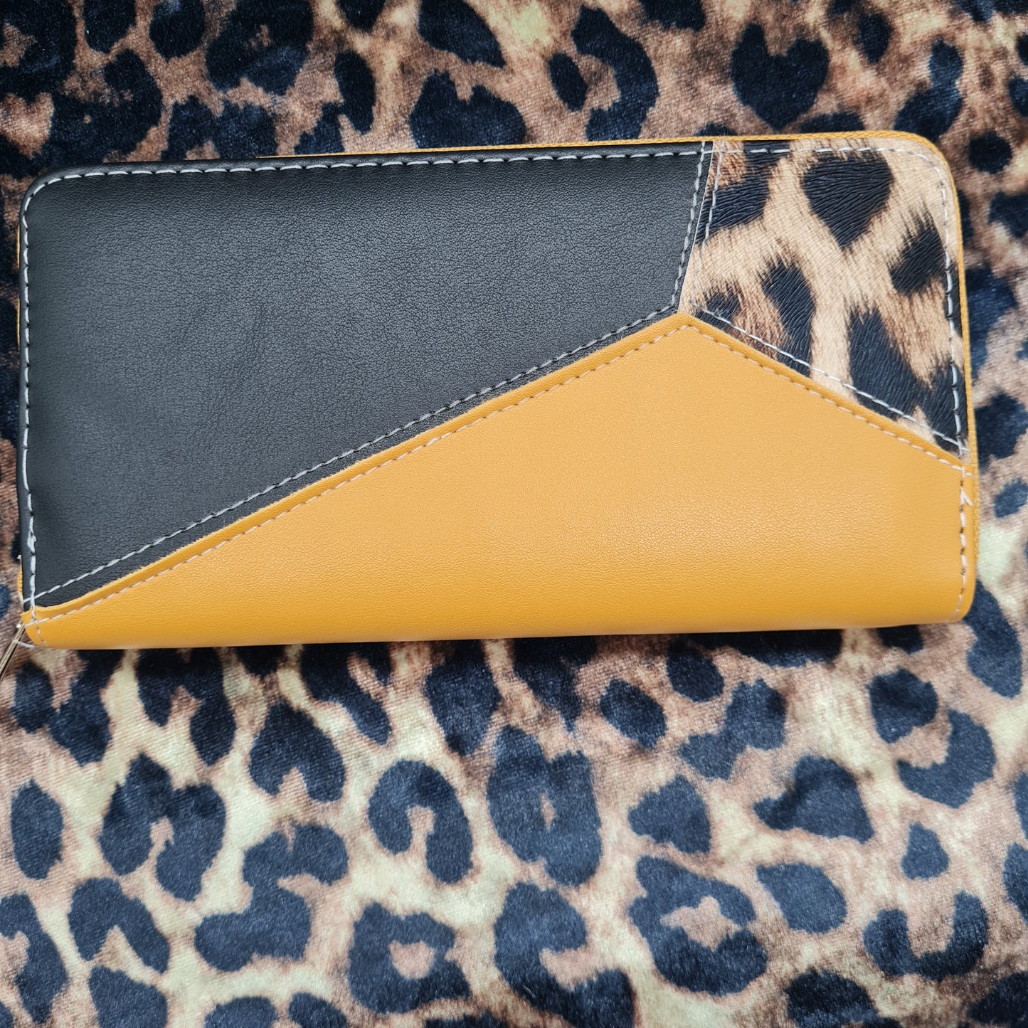 Geldbörse Leopard yellow