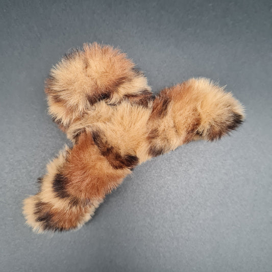 Haarklammer "Soft Leopard"