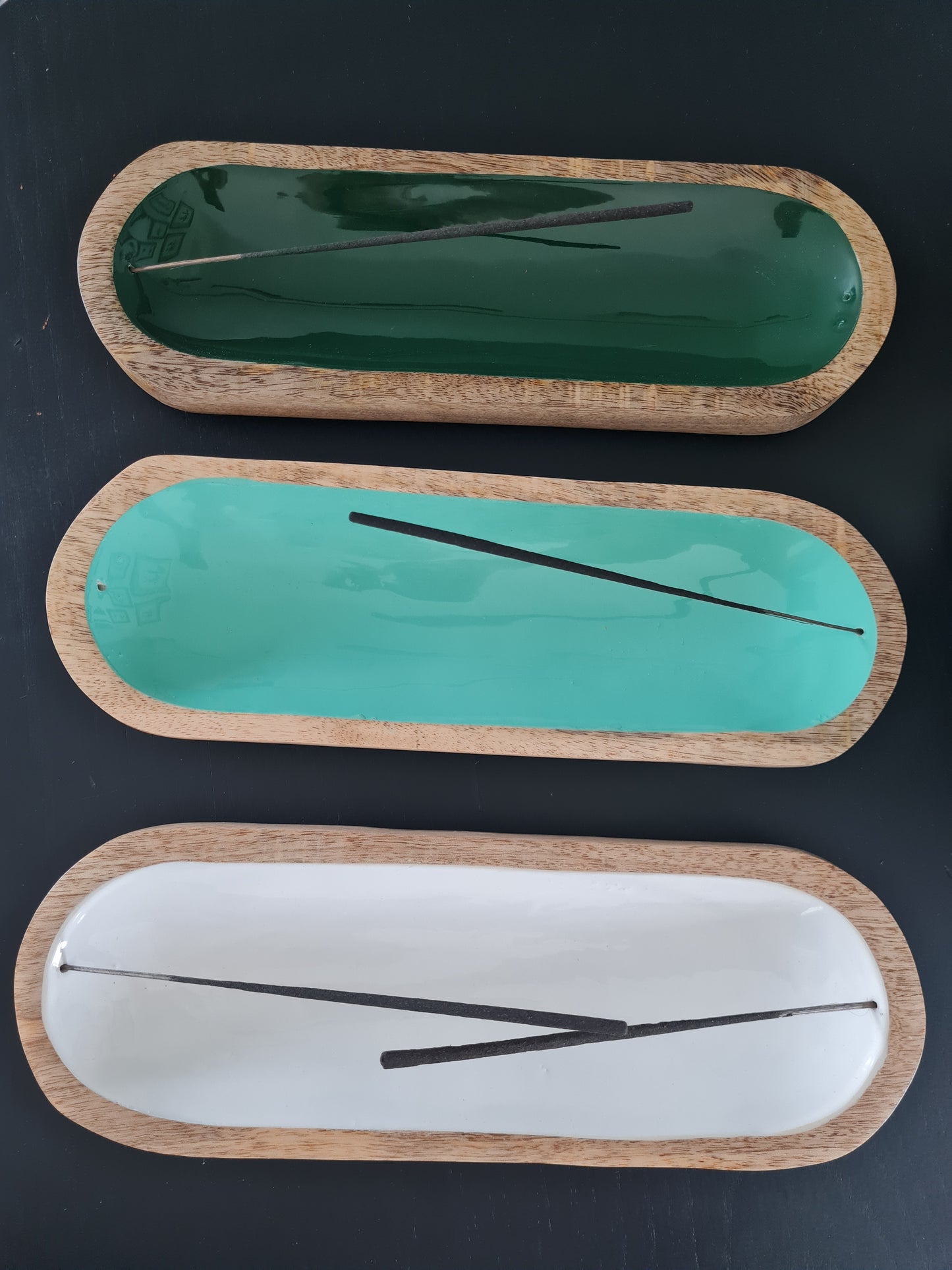Räucherstäbchenhalter "Madeira" Holz groß