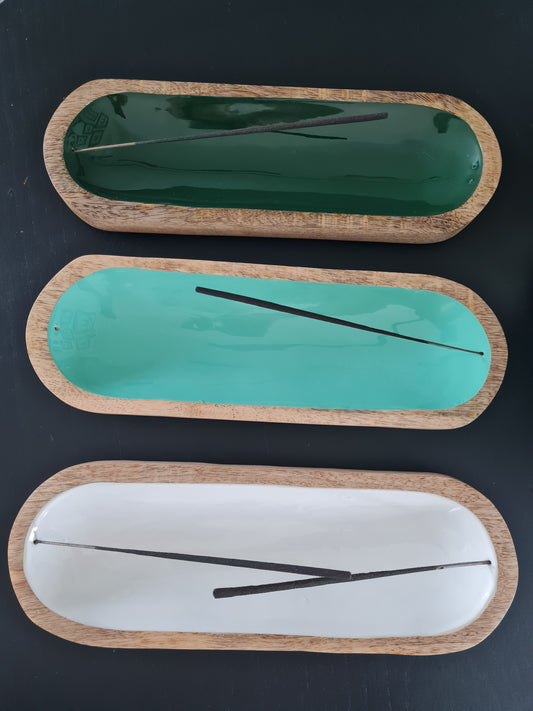 Räucherstäbchenhalter "Madeira" Holz groß