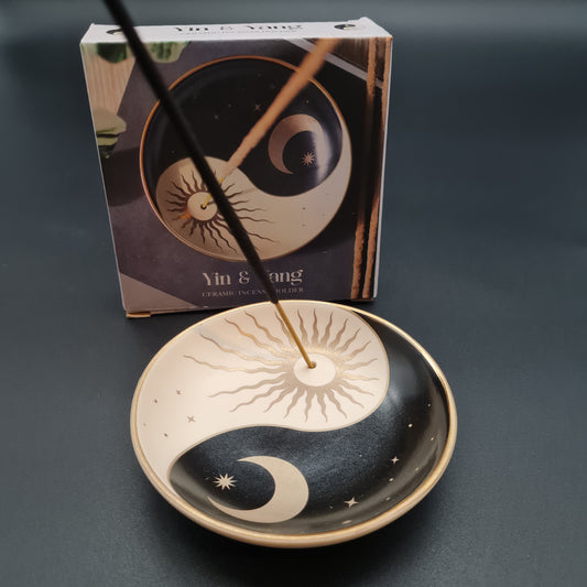 Räucherstäbchenhalter Yin Yang