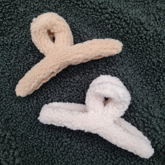 Flauschige Teddy Haarspange