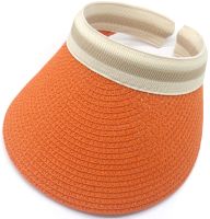 Sonnenvisier orange & braun