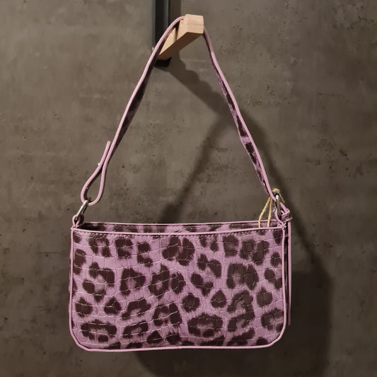 Tasche Lila Leopard