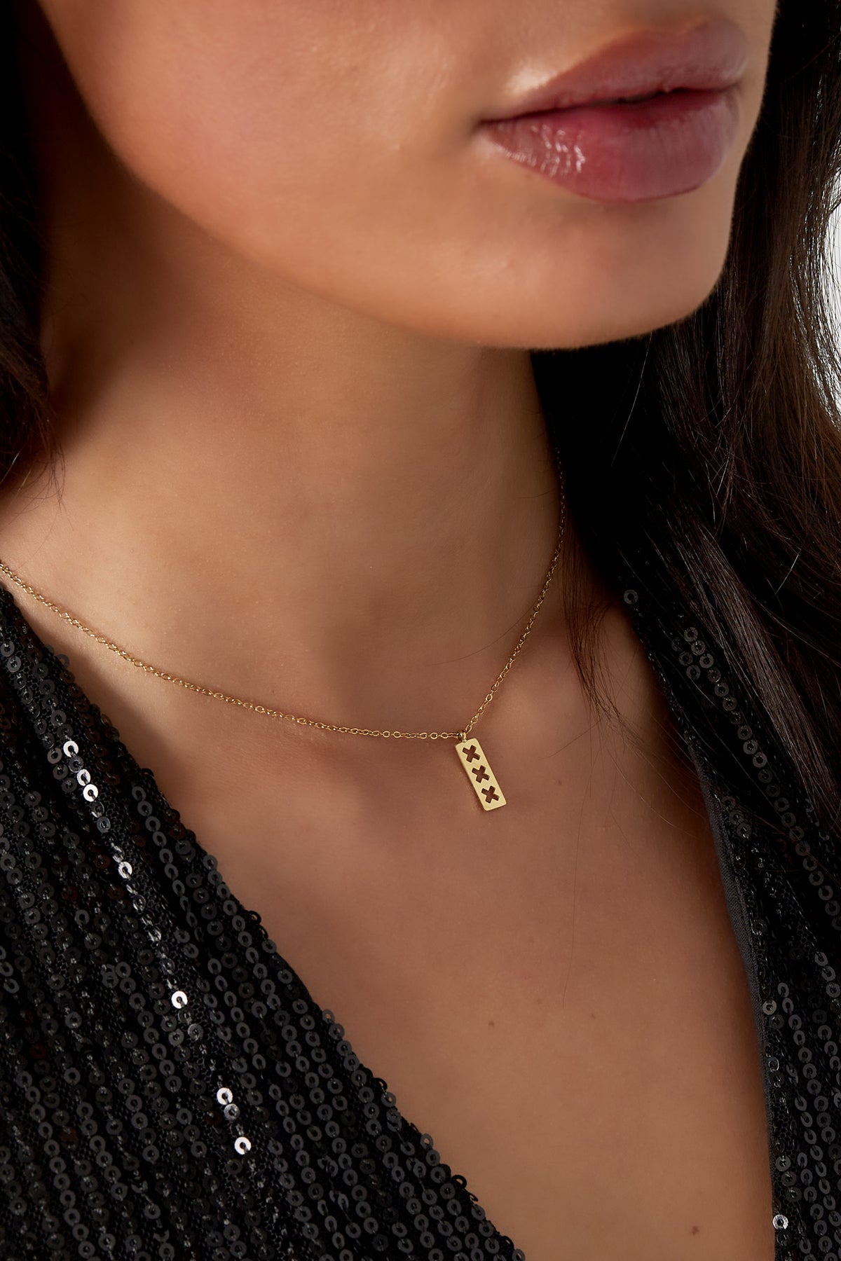 Schmuckset Trio X 3-teilig gold