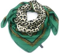 Halstuch Leopard Green