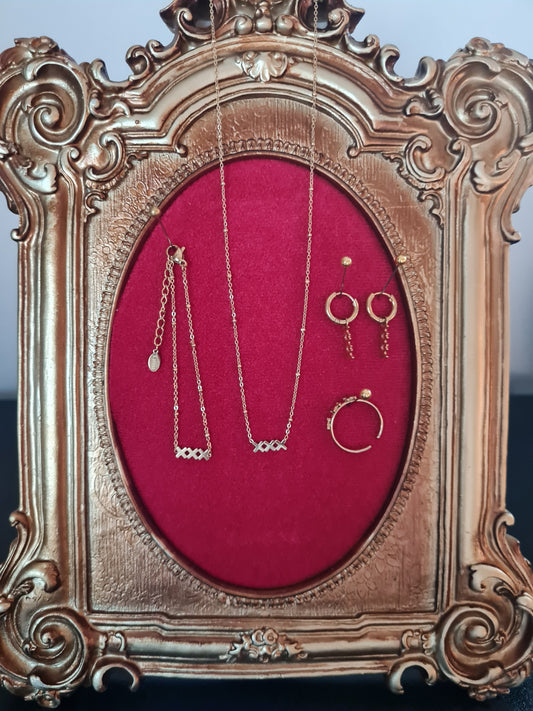 Schmuckset XXX 4-teilig gold