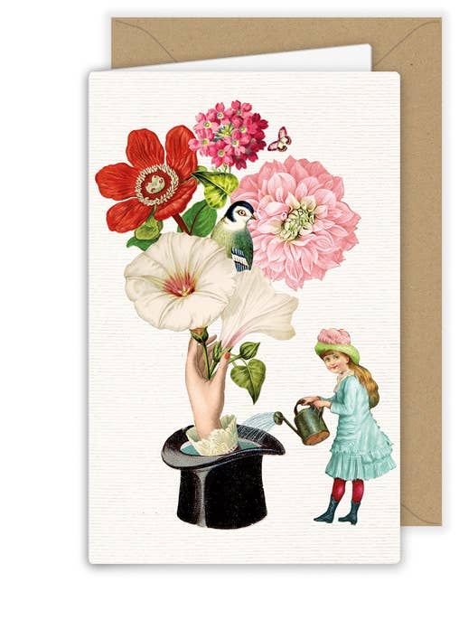 Grußkarte klein - Flowers