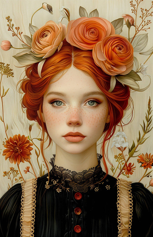 Postkarte #33 - Hatter Ladies: Lara